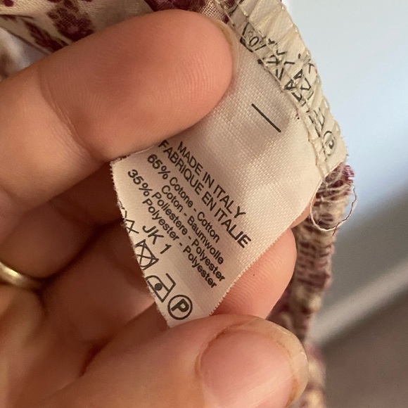 Brandy - Patterned Burgundy, Pink + Cream Kimono - Picture 5 of 5